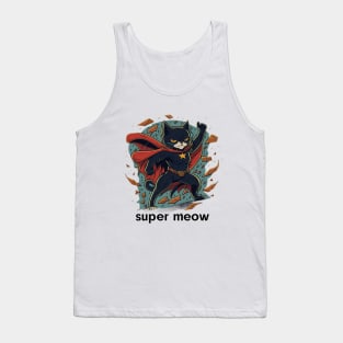 Super meow Tank Top